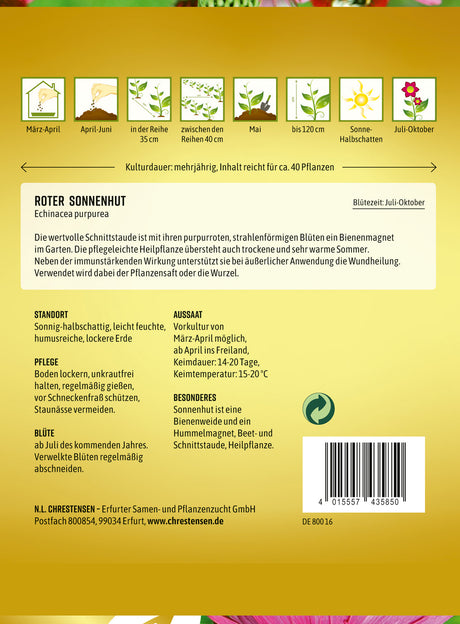 N.L. Chrestensen Roter Sonnenhut mehrjährig