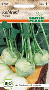 Samen Pfann BIO Kohlrabi Noriko