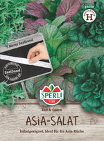 SPERLI Asia-Salat Red & Green (Pak Choi Tatsoi, Mustard Red Giant, Mizuna) Saatband