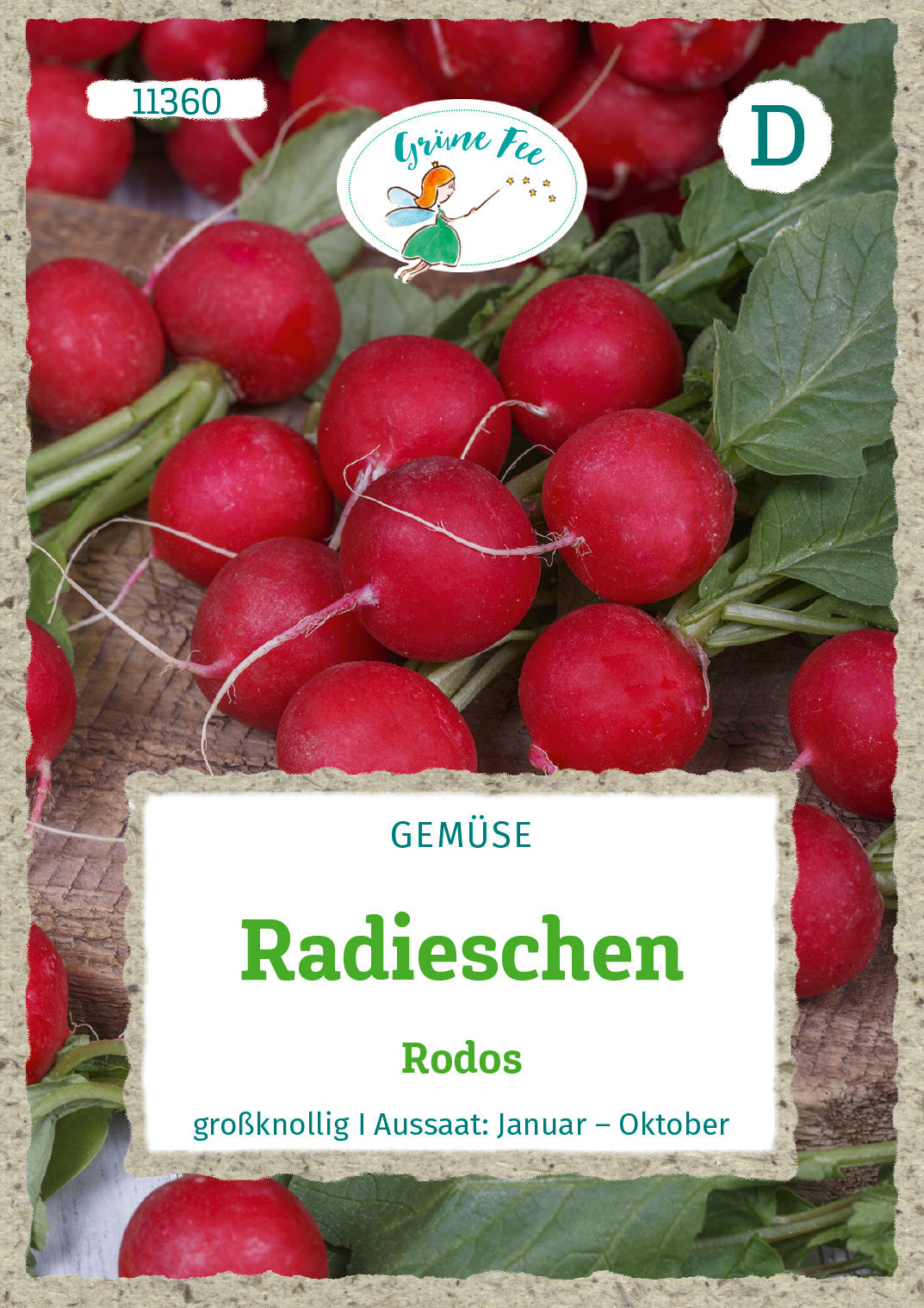 Grüne Fee Radieschen Rodos