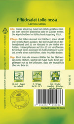 Quedlinburger Pflück-& Schnittsalat Lollo rossa