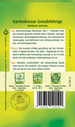 Quedlinburger Gartenkresse großblättrige