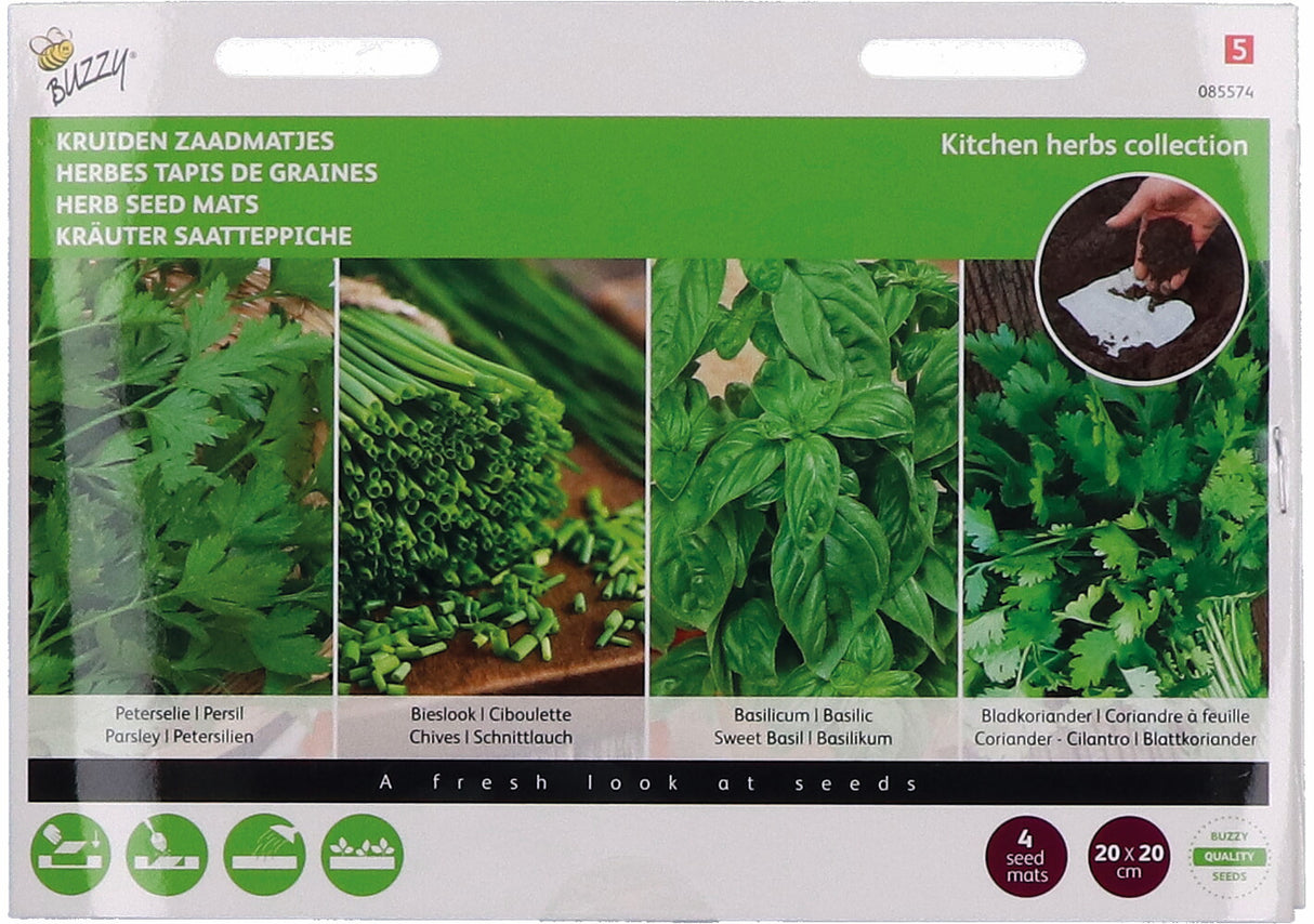 Buzzy Seeds Kräuter-Mischung Saatteppich
