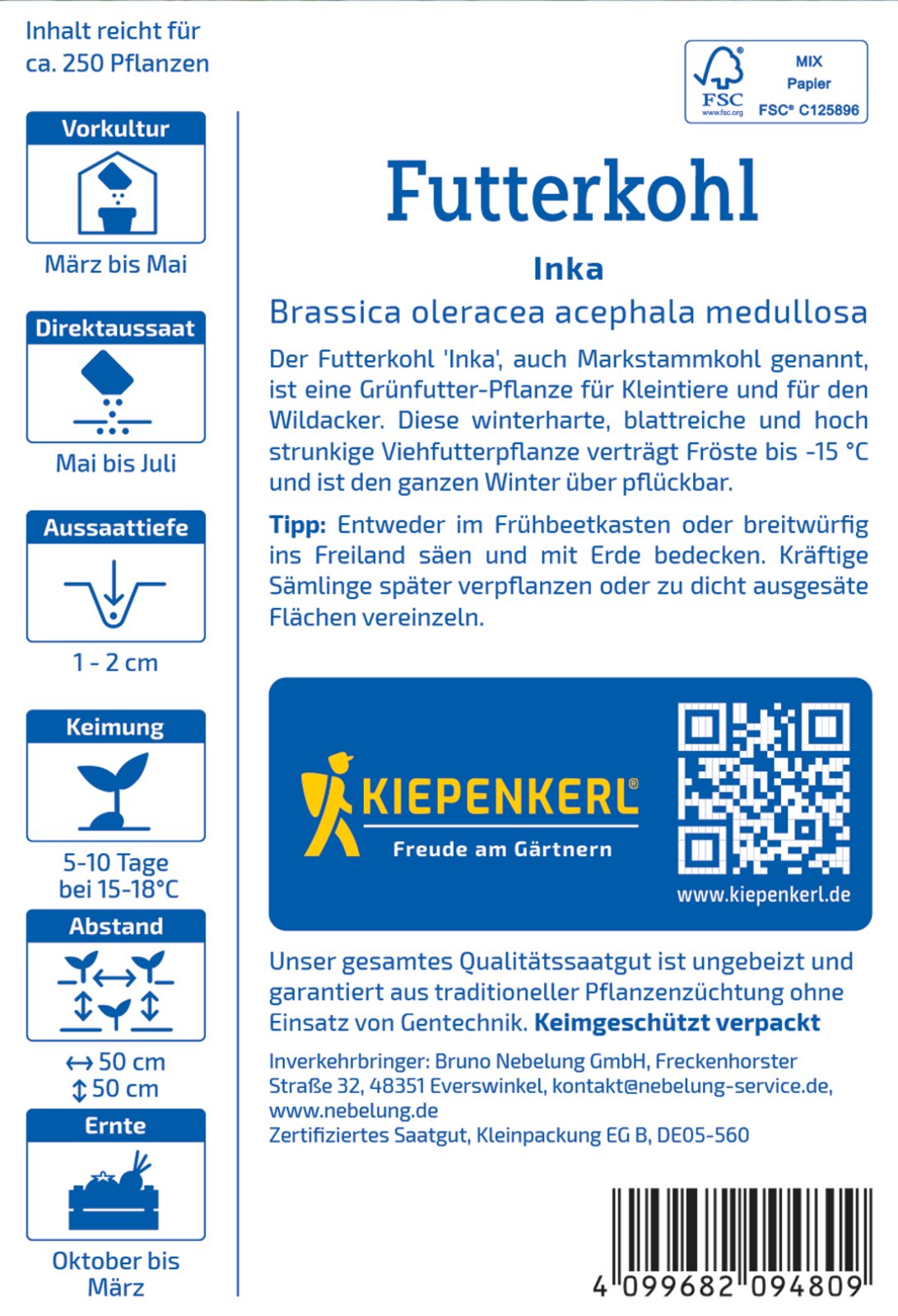 Kiepenkerl Futterkohl Inka