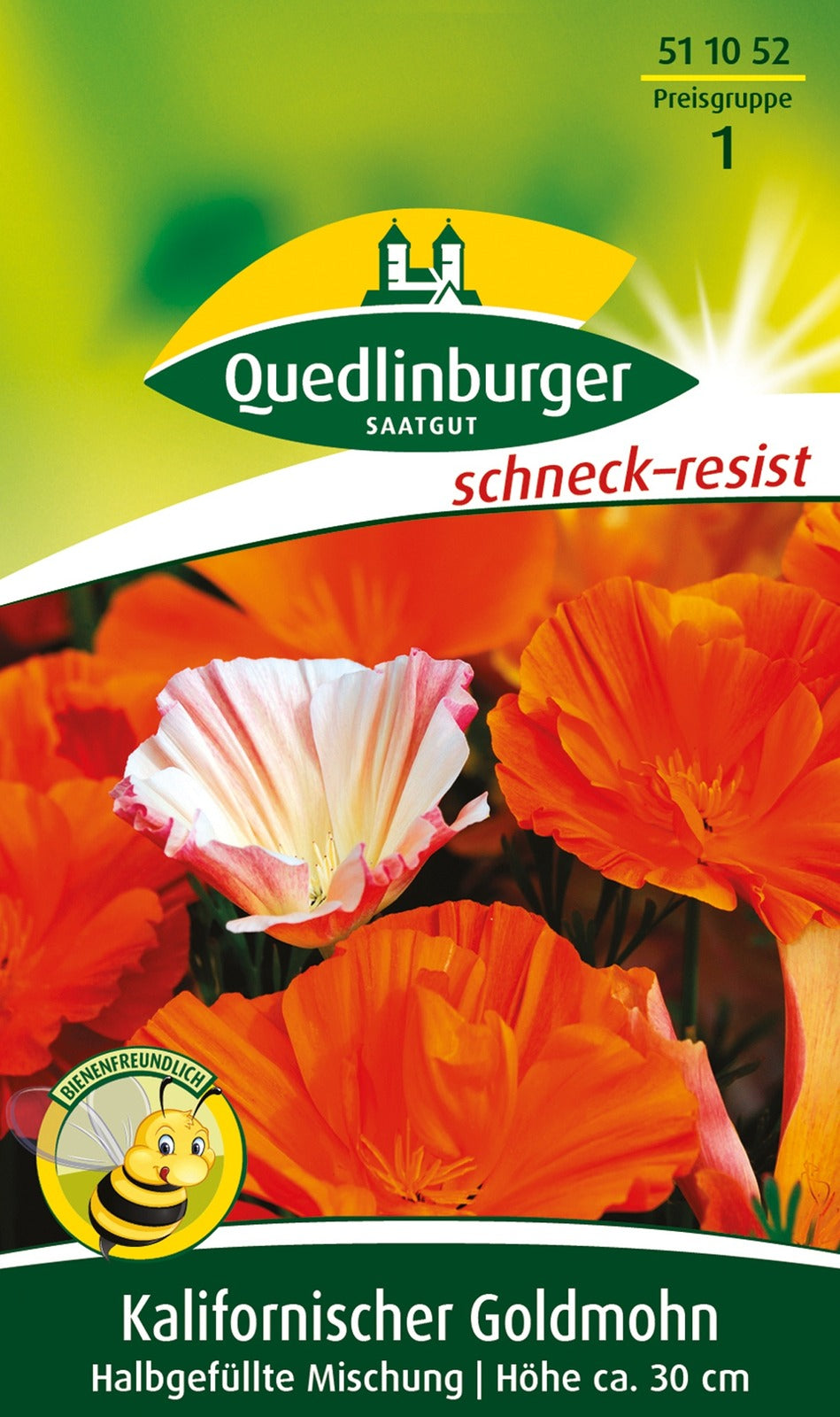 Quedlinburger Kalifornischer Goldmohn  Halbgefüllte Mischung