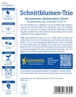 Kiepenkerl Blumensamen-Mischung Sommeraster, Bechermalve, Zinnie Saatband