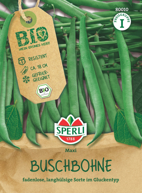 SPERLI BIO Buschbohne Maxi