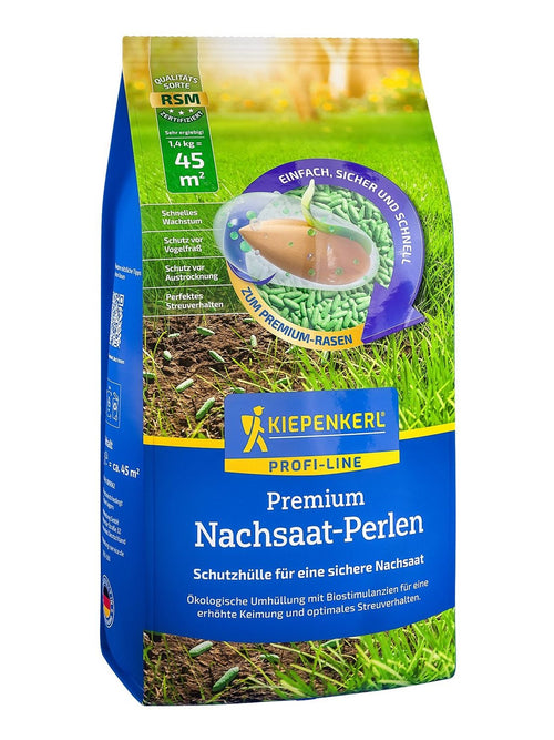 Kiepenkerl Nachsaatrasen Premium-Perlen, 1,4 kg Profi-Line