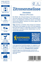 Kiepenkerl Zitronenmelisse Citronella