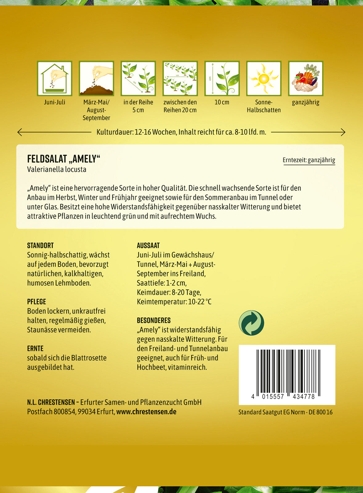 N.L. Chrestensen Feldsalat Amely