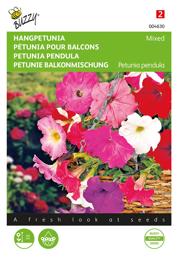 Buzzy Seeds Petunien Balkonmischung