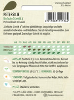 Frankonia Samen Petersilien Einfache Schnitt 3