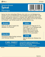 Pabst Keimkraft Spinat Monnopa