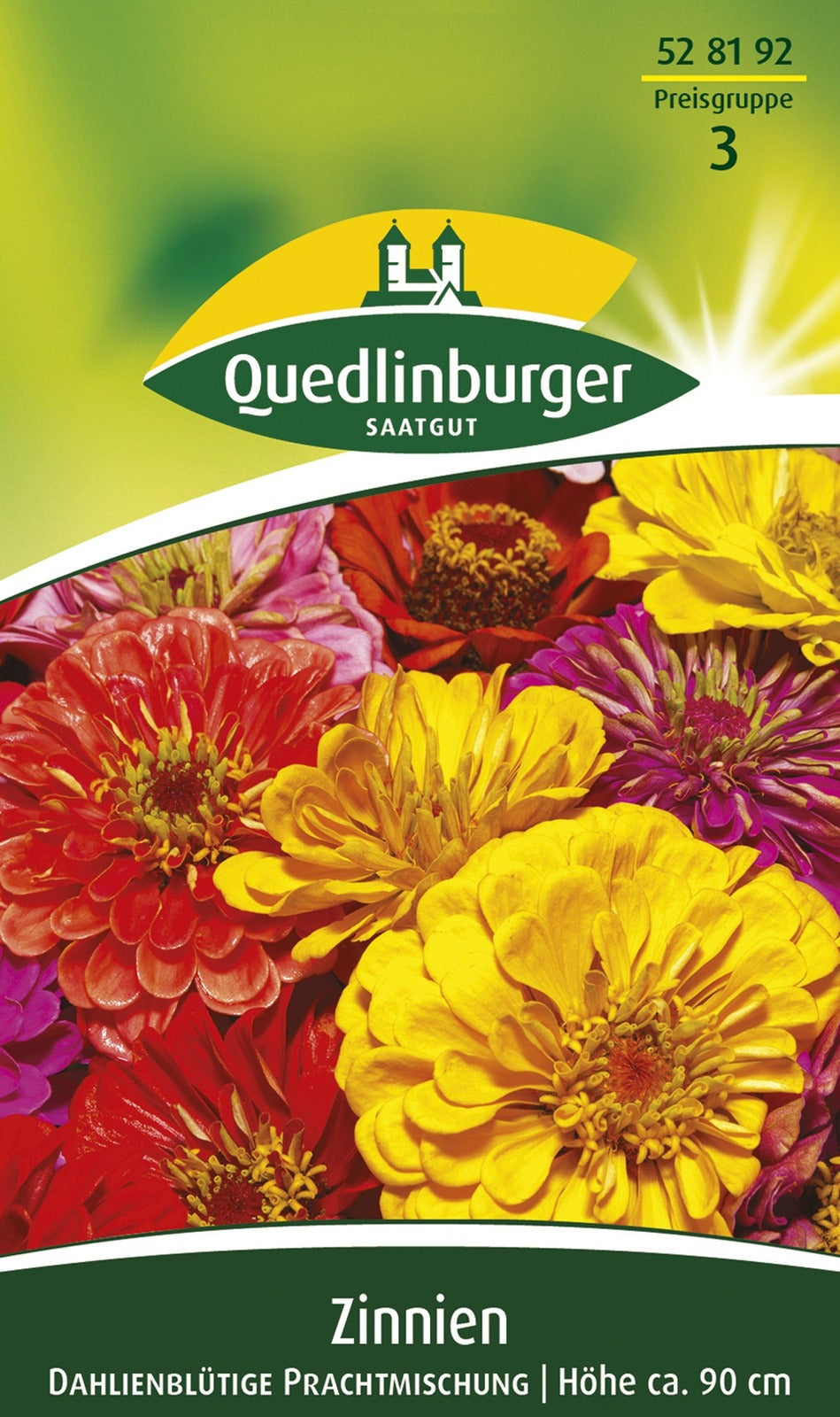 Quedlinburger Zinnie Dahlienblütige Prachtmischung