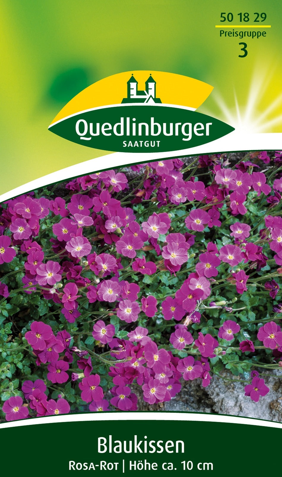 Quedlinburger Blaukissen Rosa-Rot