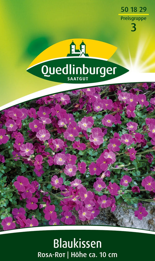 Quedlinburger Blaukissen Rosa-Rot