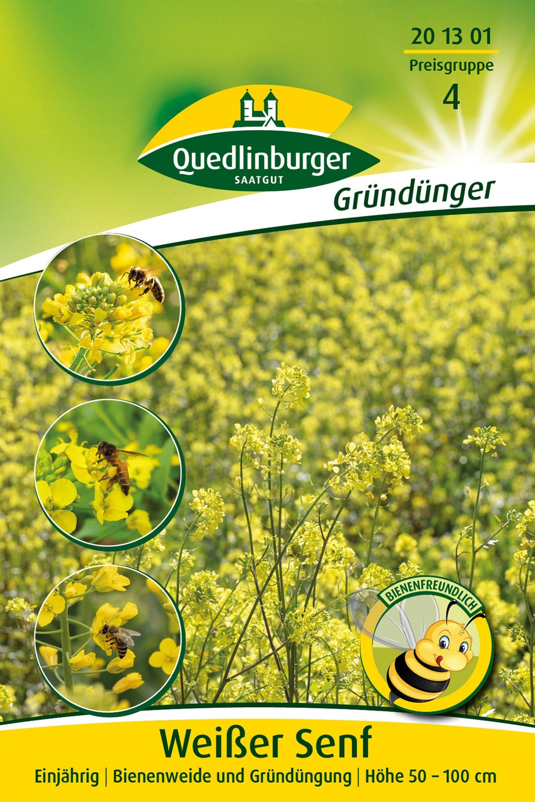 Quedlinburger Gründüngung Weißer Senf/Gelbsenf