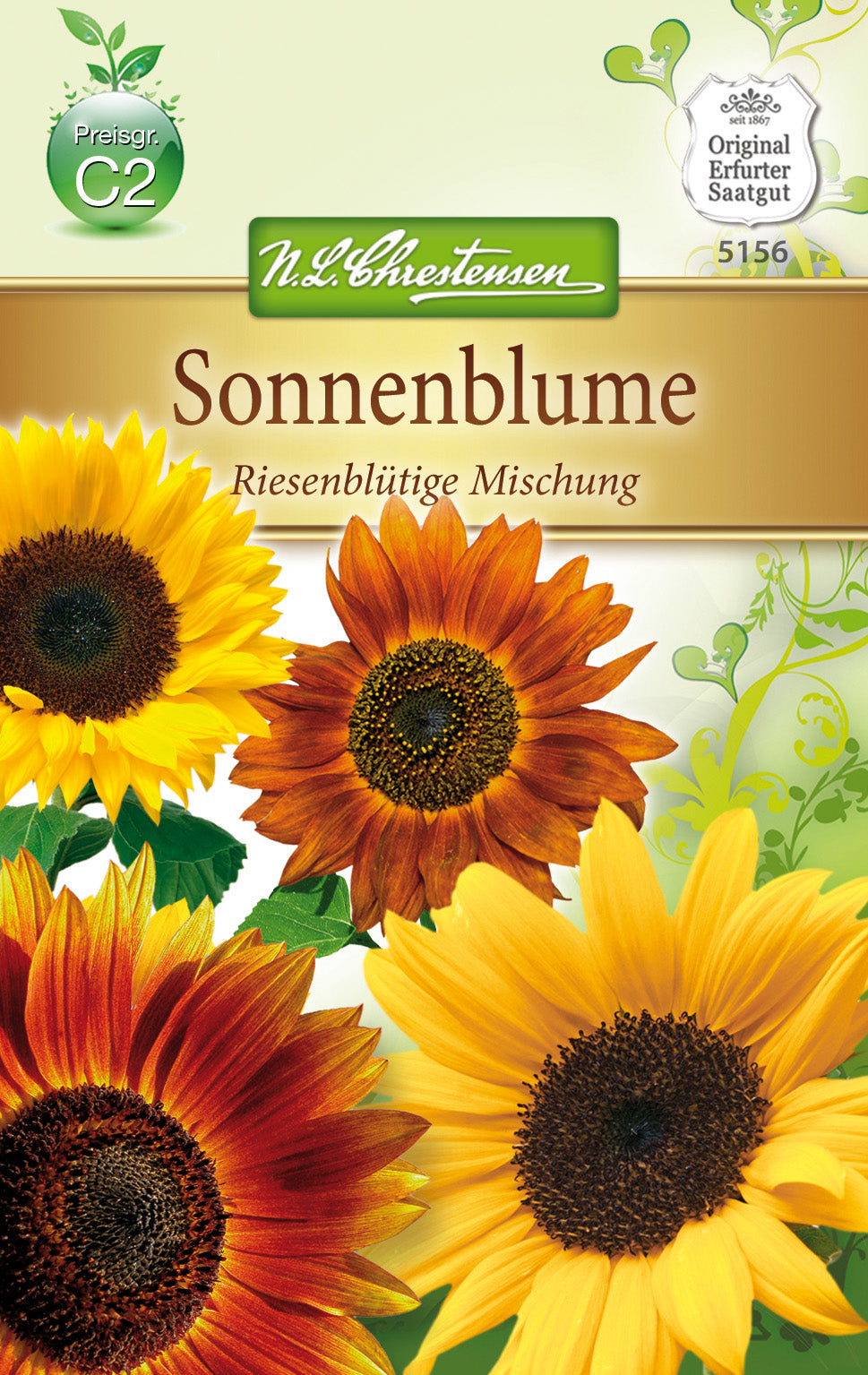 N.L. Chrestensen Sonnenblumen Riesenblütige Mischung
