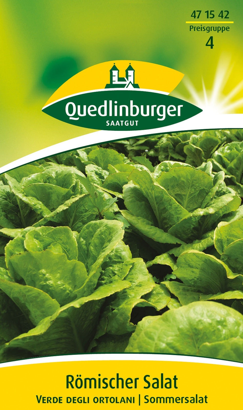 Quedlinburger Römischer Salat Verde degli ortolani