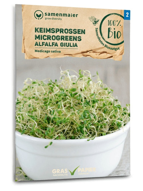 Samen Maier BIO Keimsprossen Alfalfa Giulia