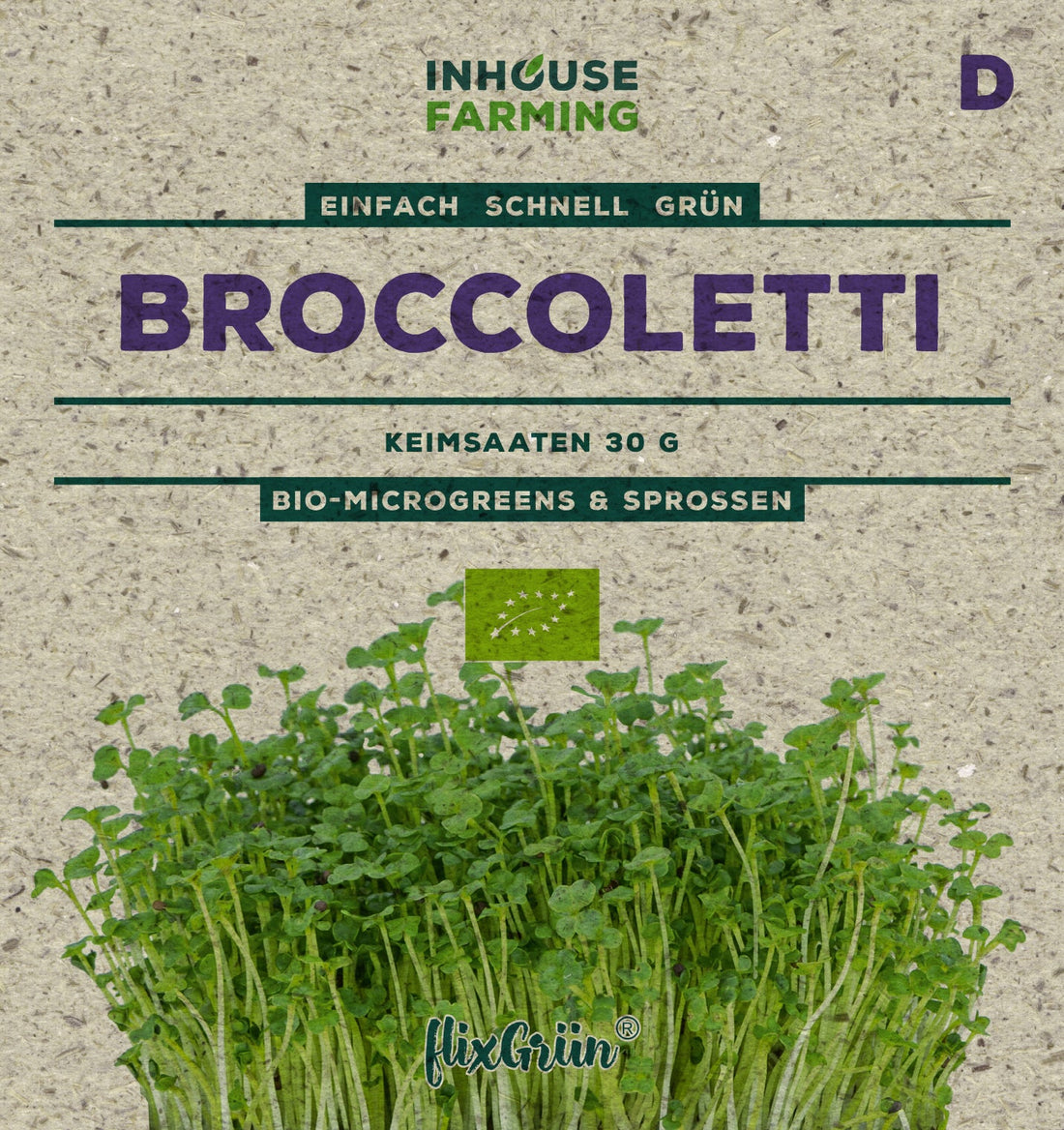 flixGrün BIO Keimsprossen Brokkoletti