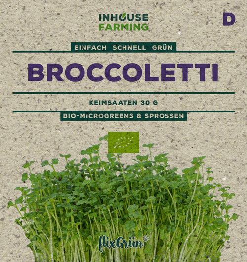 flixGrün BIO Keimsprossen Brokkoletti