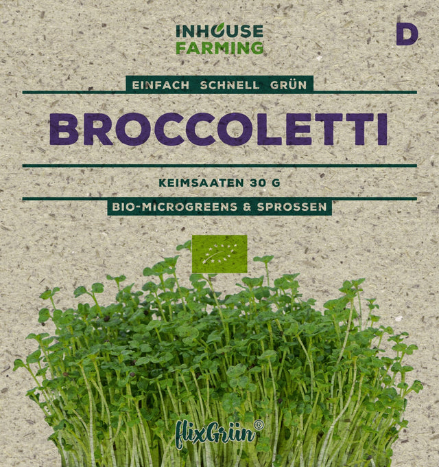 flixGrün BIO Keimsprossen Brokkoletti