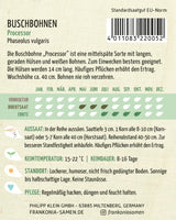 Frankonia Samen Buschbohnen Processor
