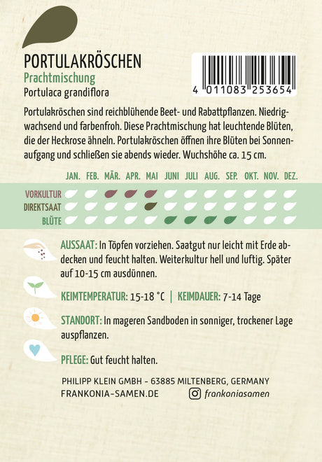 Frankonia Samen Portulak Prachtmischung