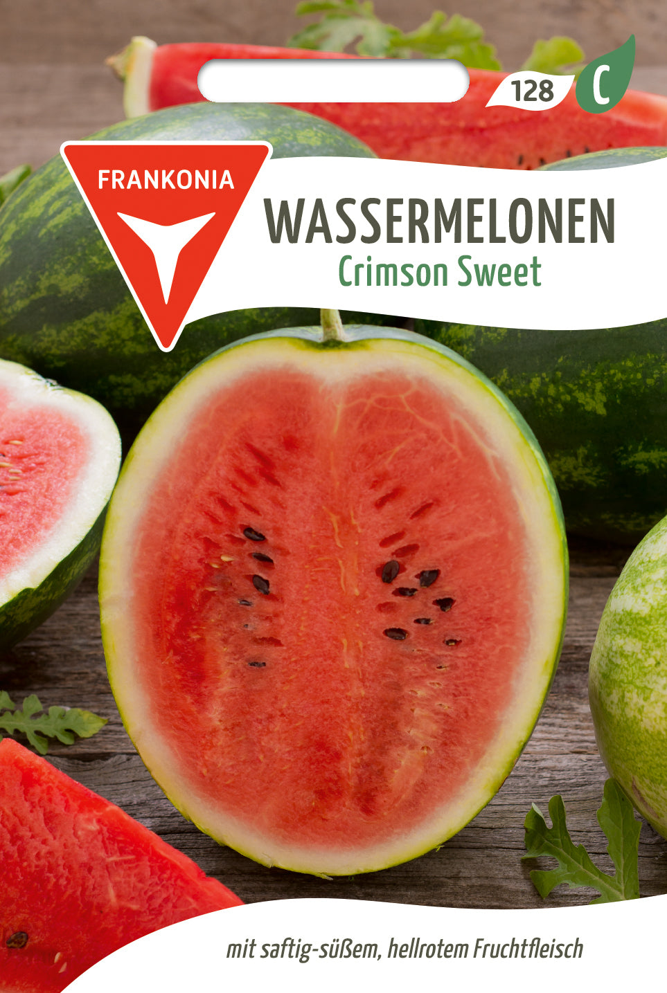 Frankonia Samen | Wassermelonen Crimson Sweet | 8 Pflanzen | MHD: 01/2028