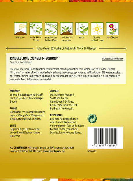N.L. Chrestensen Ringelblume Sunset Mischung