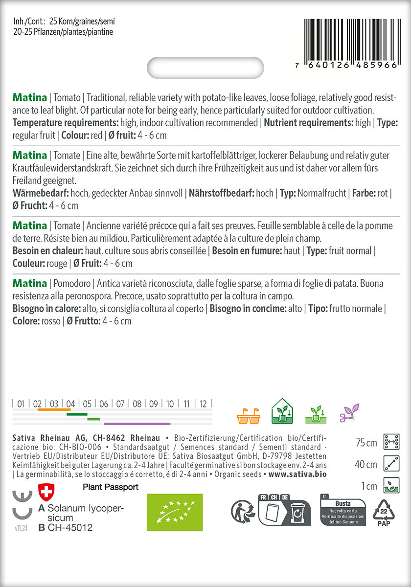 Sativa Tomate Matina