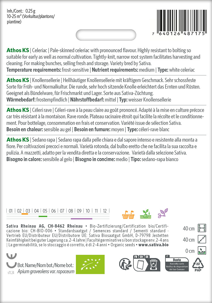 Sativa Knollensellerie Athos KS