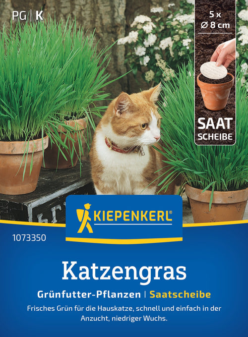 Kiepenkerl Gräser Katzengras Frischgrün Mischung Saatscheibe