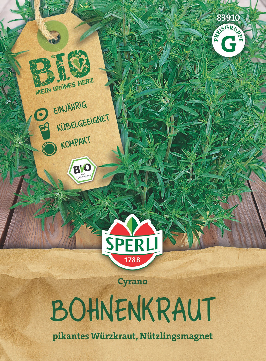 SPERLI BIO Bohnenkraut Cyrano
