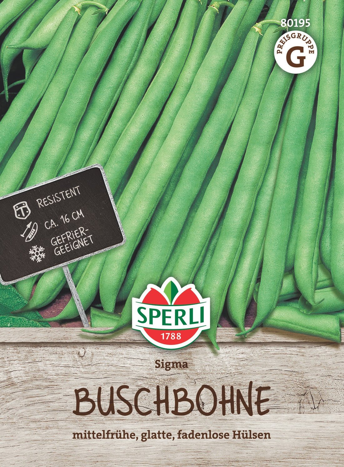 SPERLI Buschbohne Sigma