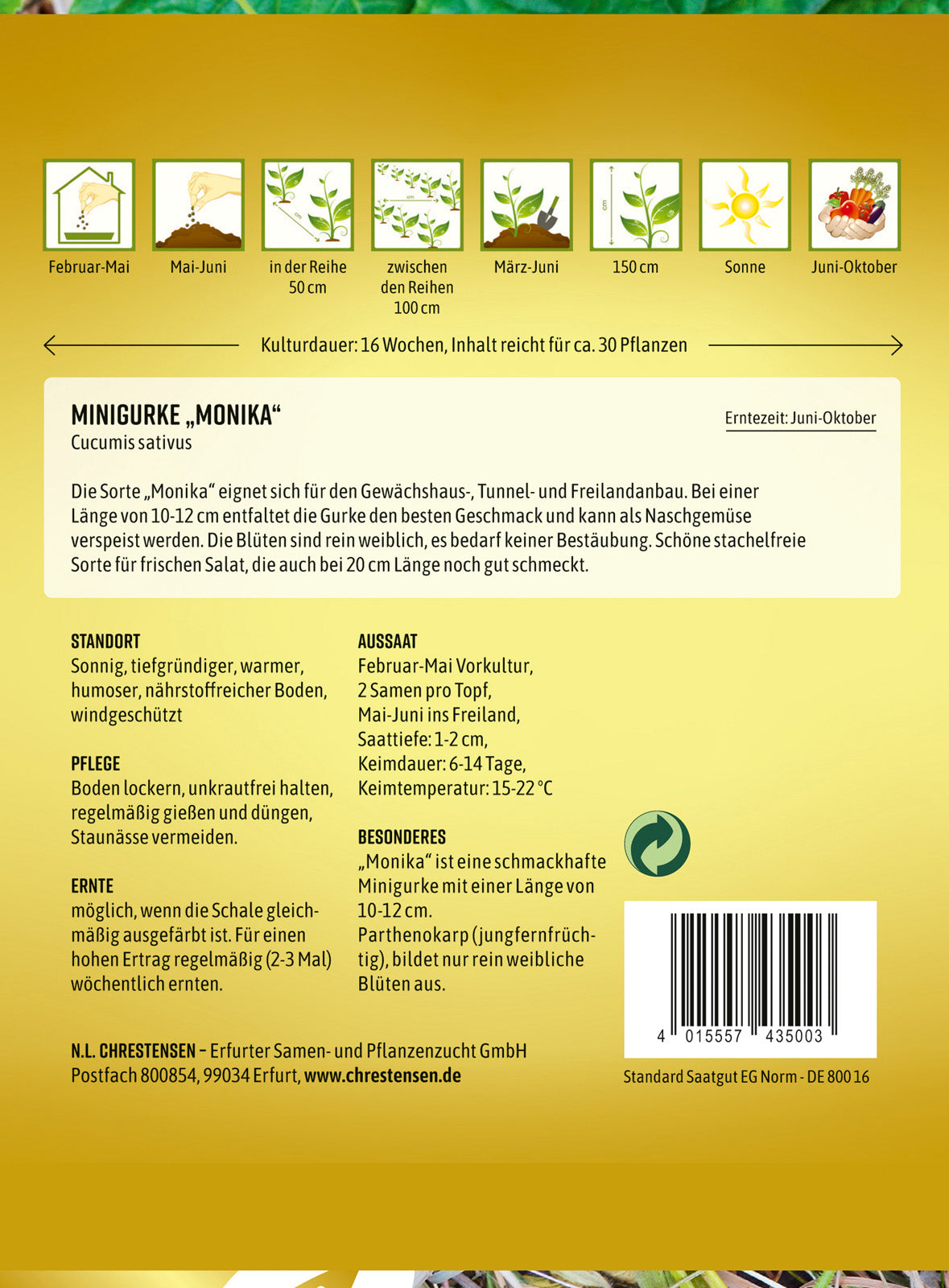 N.L. Chrestensen Minigurke Monika