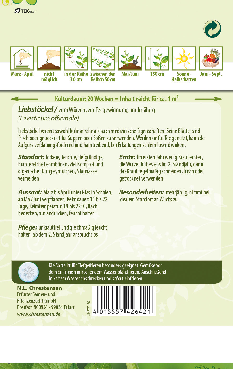 N.L. Chrestensen Liebstöckel mehrjährig