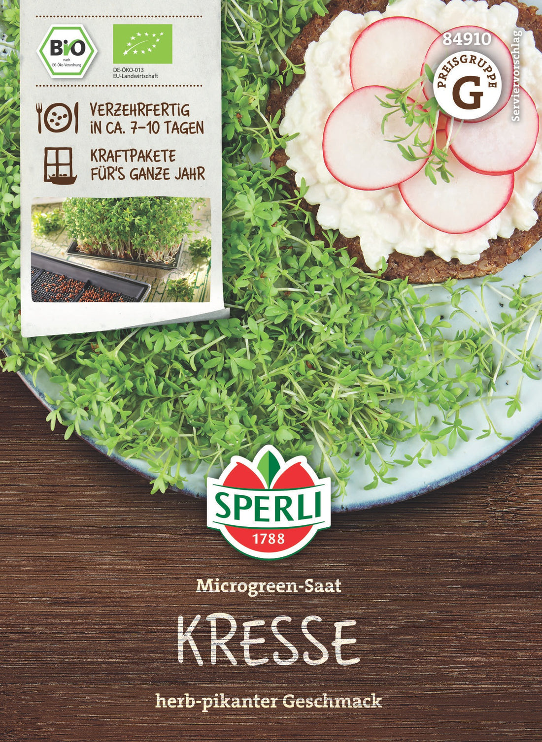SPERLI BIO Microgreens Kresse