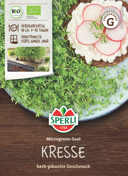 SPERLI BIO Microgreens Kresse