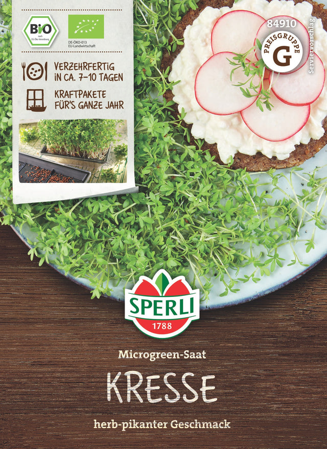 SPERLI BIO Microgreens Kresse