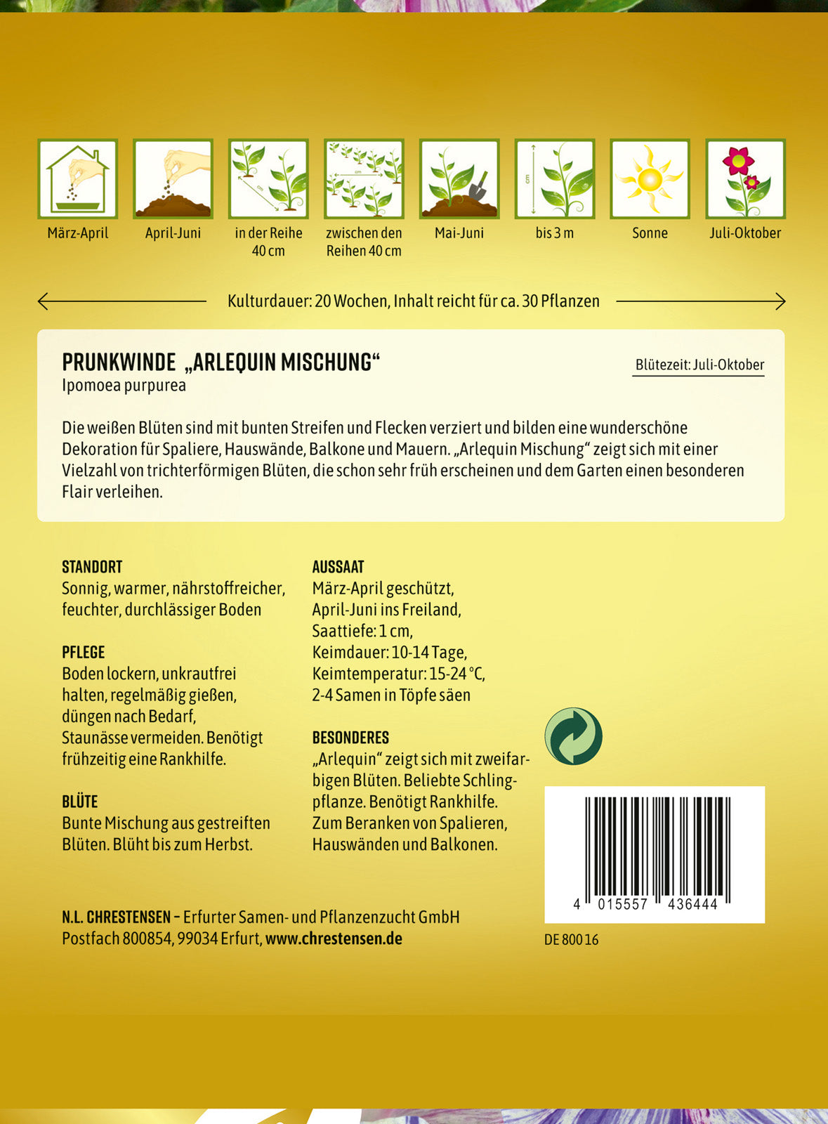 N.L. Chrestensen Prunkwinde Arlequin Mischung