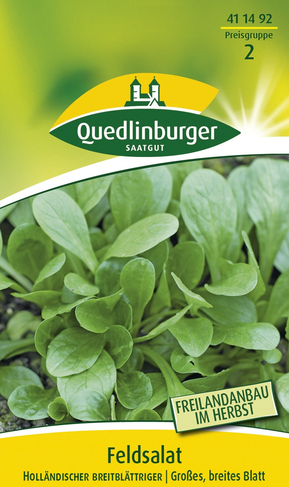 Quedlinburger Feldsalat Holländischer breitblättriger