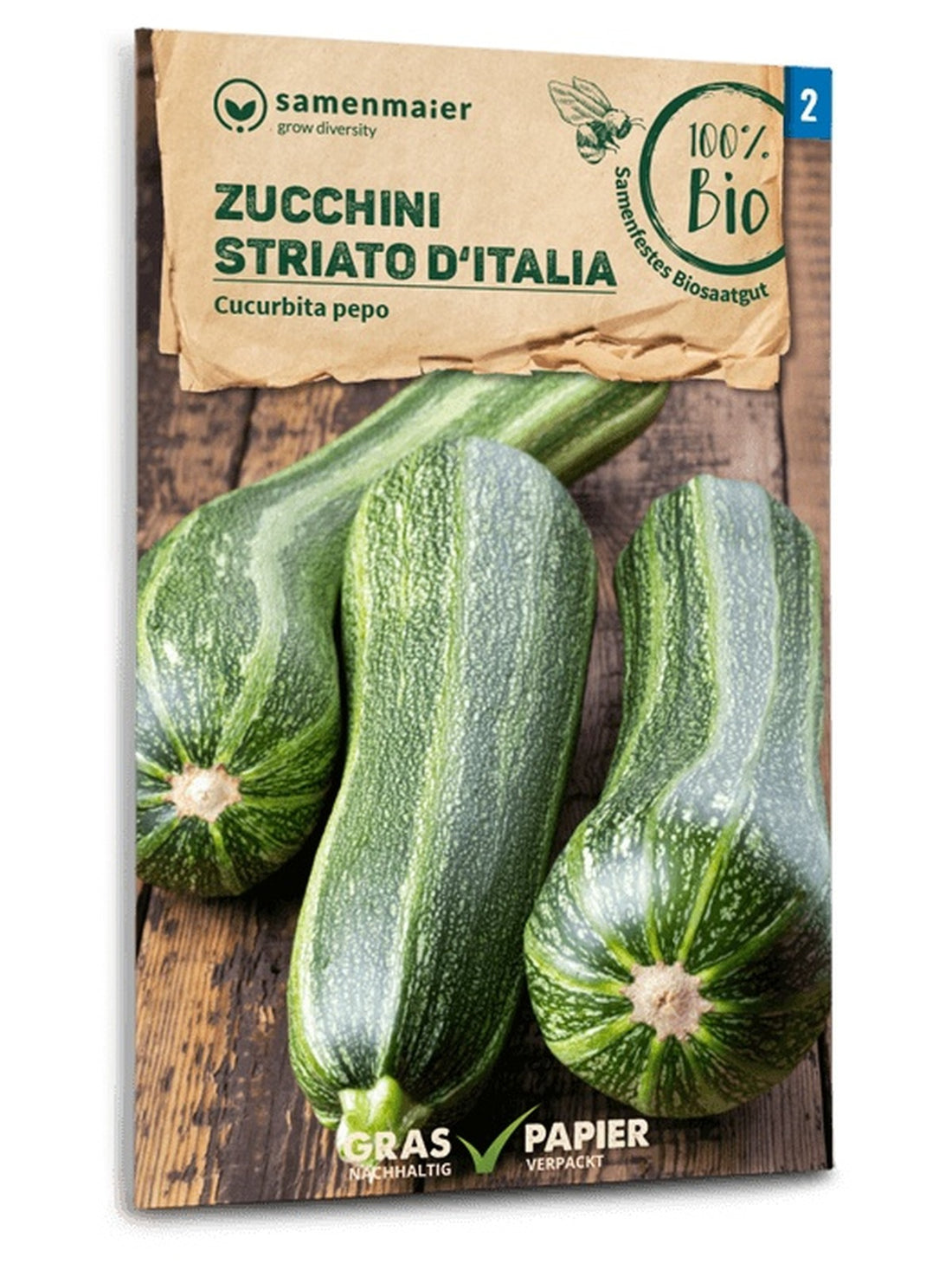 Samen Maier BIO Zucchini Striato d'Italia