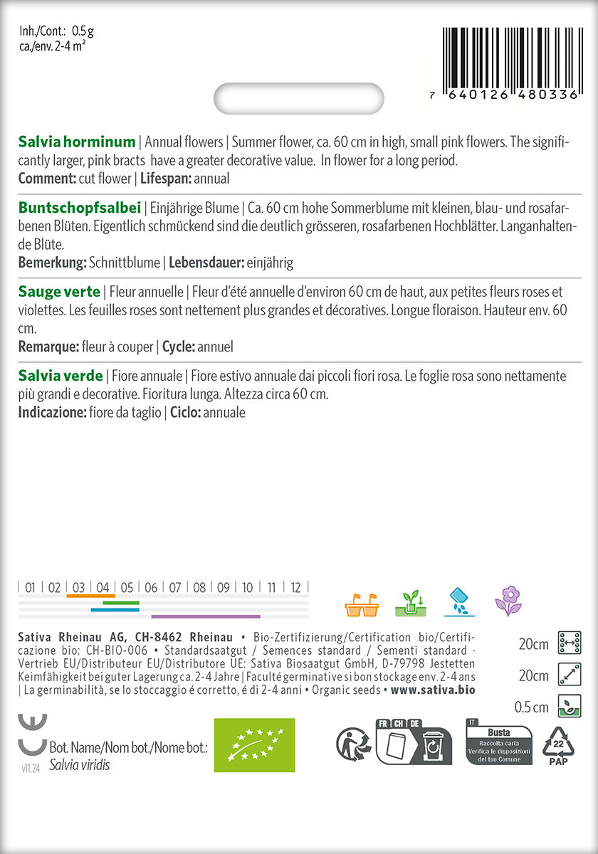 Sativa Buntschopfsalbei