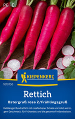 Kiepenkerl Rettich Ostergruß rosa 2/Frühlingsgruß
