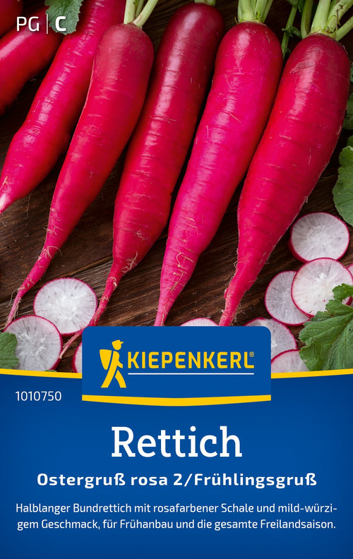 Kiepenkerl Rettich Ostergruß rosa 2/Frühlingsgruß