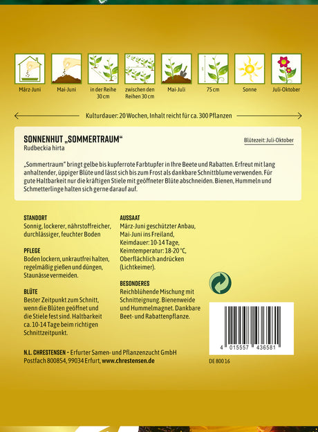 N.L. Chrestensen Sonnenhut Sommertraum