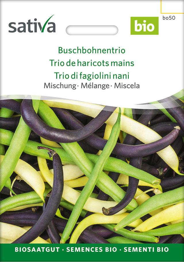 Sativa Buschbohnentrio Mischung