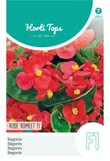 Horti Tops Begonie Semperflorens Red Comet